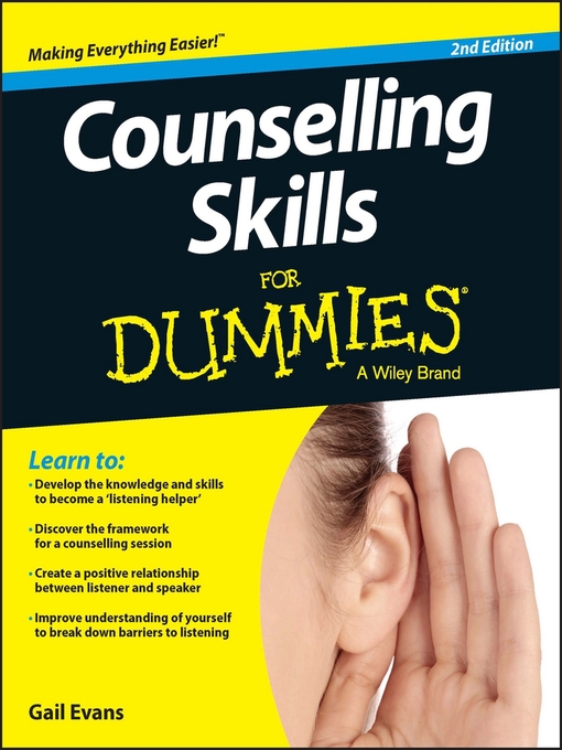 Title details for Counselling Skills For Dummies by Gail Evans - Available
